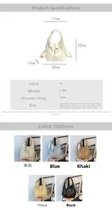 Detailed dimension chart for crocodile pattern PU leather tote bag with strap measurements