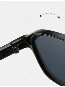 Macro shot of durable metal hinges on vintage sunglasses for smooth folding