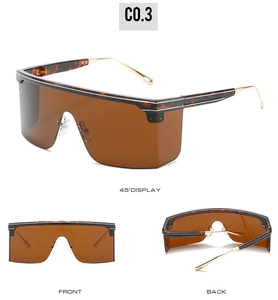 Detailed views showing the front, back, and 45-degree angle of tortoise shell sunglasses