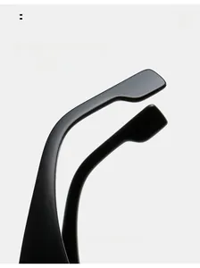 Detail view of ergonomic curved sunglasses legs for comfortable and secure wear