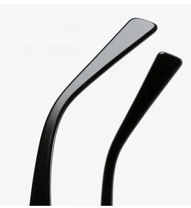 Detail view of TR90 glasses with ergonomic curved legs for comfortable and secure fit