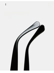 Détail des branches de lunettes noir mat ergonomiques pour un port confortable sans pression