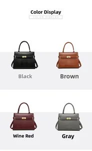Detail of snake pattern embossed tote bags with gold twist locks in four elegant colors
