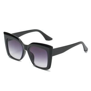 Women Cat Eye Sunglasses Oversized PC Frame AC Lens UV400 Protection Vintage Trendy Fashion Street Style Shades