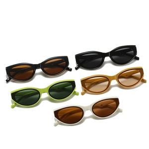 Retro cat-eye sunglasses collection in vibrant jelly colors with wide Y2K style frames