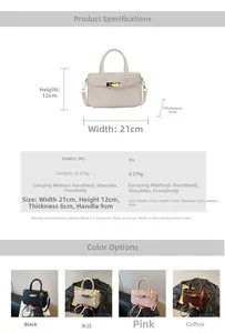 Detail of stone pattern mini handbag with golden turn-lock closure and adjustable strap