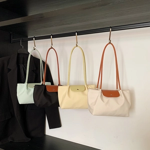 Minimalist Tote Bag Large Capacity PU Leather Contrast Color Flap For Women Daily Commuting Urban Style Shoulder Handbag