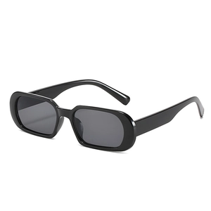 Retro Rectangular Sunglasses UV400 Protection PC Frame AC Lens Jelly Color Y2K Fashion Eyewear For Women Men