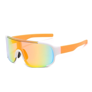 Lunettes De Soleil De Sport Monture PC Surdimensionnées Coupe-vent UV400 Cyclisme Randonnée Lunettes Mode Unisexe