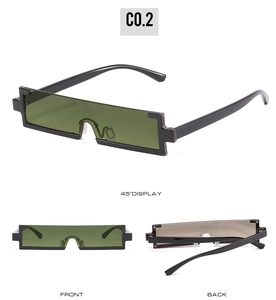 Three perspectives of retro 8-bit pixel style square sunglasses with matte black frames