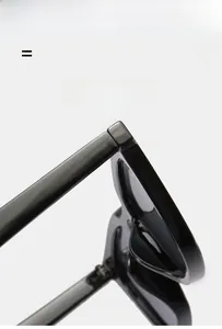 Macro shot of durable black cat-eye sunglasses hinge with ultra-flexible material