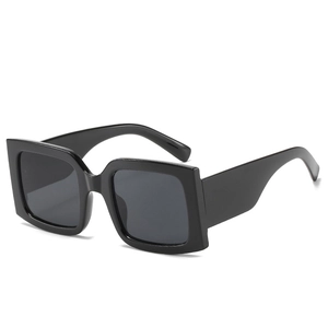 Retro Eckige Sonnenbrille Damen Mode Übergroße PC Rahmen UV400 Schutz Outdoor Reise Strand Brillen