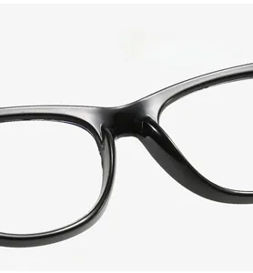Macro shot of integrated black silicone nose pads on kids blue light blocking glasses