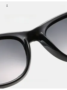 Detail of comfortable integrated nose pads on black flexible silicone sunglasses for kids