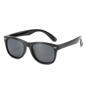 Kids Sunglasses PC Frame UV400 Polarized Protection Fashion Color Block Retro Square Shades For Boys Girls