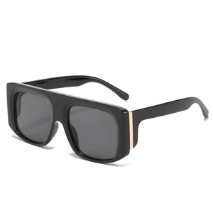 Women Oversized Square Sunglasses UV400 Protection PC Frame AC Lens Retro Flat Top Outdoor Fashion Eyewear