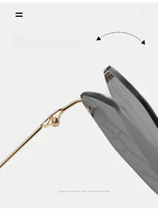 Macro detail of a durable gold metal hinge on dragonfly wing steampunk sunglasses