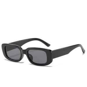 Lunettes De Soleil Rectangulaires Vintage Monture PC Verres AC Protection UV400 Mode Rétro Pour Hommes Et Femmes