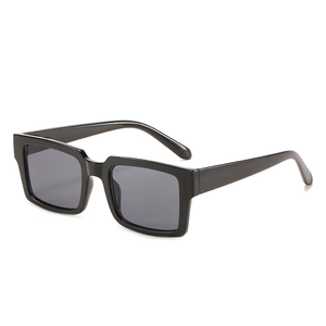 Lunettes De Soleil À Monture Carrée Matériau PC Protection UV400 Style Rétro Vintage Lunettes Mode Polyvalentes Pour Femmes Et Hommes