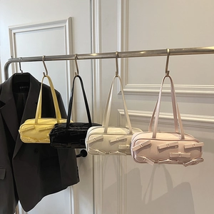Women Bowknot PU Leather Underarm Bag Retro Sweet Stereoscopic Multiple Bows Shoulder Bag For Daily Casual