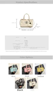 Guide des tailles et options de couleurs pour le sac vintage en similicuir avec bandoulière