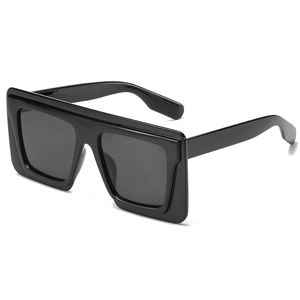 Square Sunglasses UV400 Protection Flat Top Large Frame PC Frame AC Lens For Women Men Outdoor Travel Party Retro Style