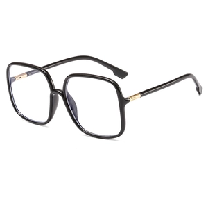 Square Blue Light Blocking Glasses Fashion Lightweight PC Frame Optical Eyeglasses For Women Versatile Retro Style