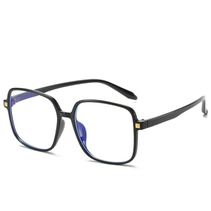 Übergroße Quadratische Blaulichtfilter Brille TR90 PC Transparenter Modischer Optischer Rahmen Für Damen Herren