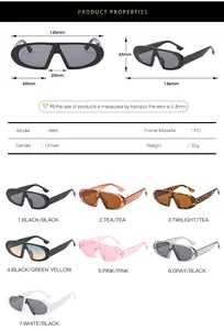 Guide des tailles détaillé et nuancier pour lunettes de soleil rétro ovales