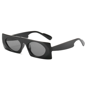 Lunettes De Soleil Carrées Protection UV400 Monture PC Verre AC Rétro Tendance Rectangulaire Pour Femmes Fête Voyage