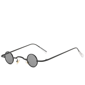 Occhiali Da Sole Tondi Steampunk Montatura In Metallo Protezione UV400 Stile Gotico Punk Retrò Per Uomini Donne