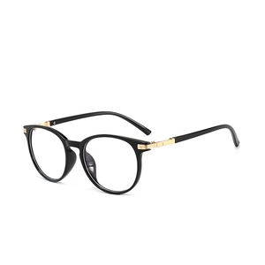 Anti Blue Light Glasses Frames Vintage Cat Eye Round PC Metal Computer Gaming Eyewear For Women Men Fashion