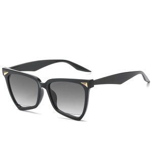 Fashion Cat Eye Sunglasses Geometric PC Frame UV400 Protection Street Style Irregular Polygon Eyewear For Women