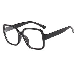 Square Large Frame Glasses Clear Lens Fashion Retro PC Material Eyewear Frame For Women Men Trendy Style