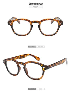 Close-up of vintage leopard tortoise eyeglasses frames with silver arrow hardware