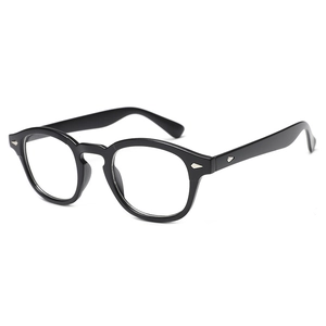 Retro Eyeglasses Frames Vintage Boston Round Full Rim Optical Glasses Frame Metal Rivets For Men Women Classic