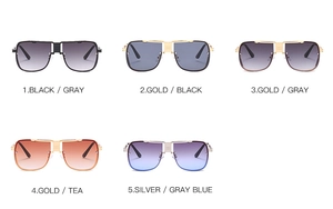 Comparaison détaillée de cinq lunettes de soleil aviateur carrées avec montures métalliques