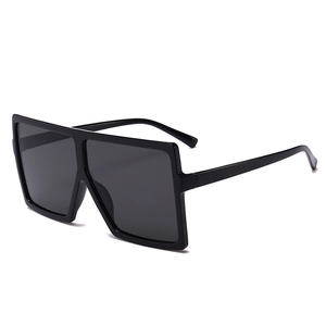 Oversized Square Sunglasses With PC Frame And AC Lenses For Women Trendy UV400 Protection Street Style Retro Eyewear