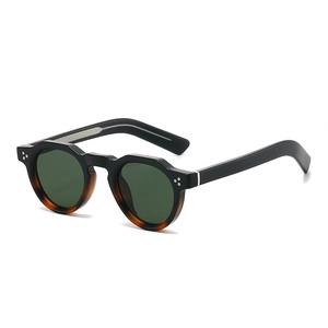 Retro Round Sunglasses Polarized UV400 Protection PC Frame Vintage Geometric Eyewear For Men Women Outdoor Fashion