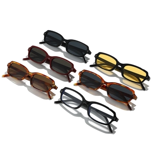 Chic small square frame polarized sunglasses in diverse colors and tinted lenses