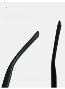 Détail des branches incurvées ergonomiques pour un port confortable des lunettes œil-de-chat