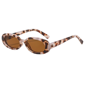 Retro Oval Sunglasses PC Frame UV400 Protection Vintage Hip Hop Fashion Eyewear For Women Men Driving Outdoor