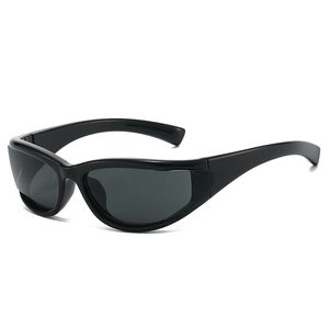 Lunettes De Soleil De Sport Enveloppantes Monture PC Verres PC Protection UV400 Style Y2K Millénaire Hommes Femmes