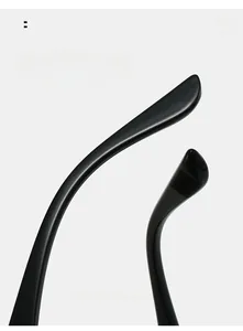 Ergonomic curved mirror legs design for comfortable fit and stable wearing of sunglasses