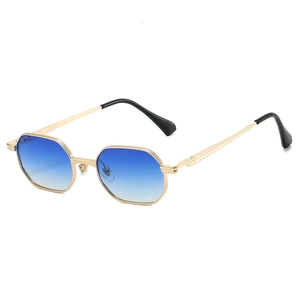 Octagonal Metal Sunglasses Polarized UV400 Geometric Retro Fashion Eyewear For Men Women Outdoor