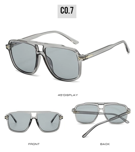 Three-angle view of leopard print pilot sunglasses with iconic golden T-hinge detail