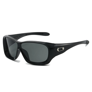 Fashion Sports Sunglasses UV400 Protection Large PC Frame Wrap Around Shield For Cycling Outdoor Men Women
