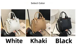 Close-up of three classic colors of crossbody bags with unique knotted handles and texture