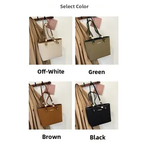 Selection of retro tote bags in beige, green, brown, and black with a matte texture