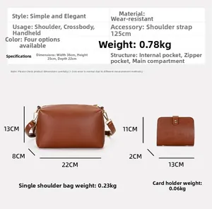 Tabla de tallas detallada para bolso de mano y bandolera minimalista con dimensiones